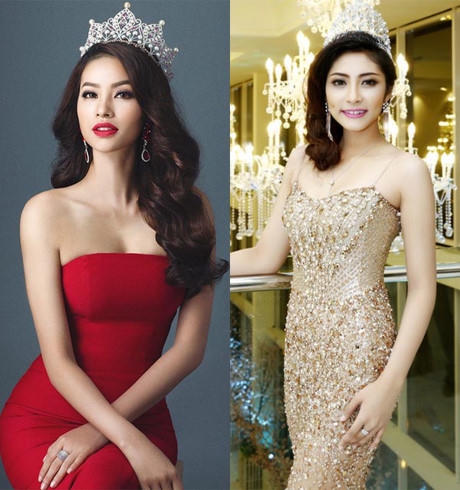 2 hoa hậu đương nhiệm có kinh nghiệm thi quốc tế là Phạm Hương và Đặng Thu Thảo đều không góp mặt trong bất cứ cuộc thi nhan sắc nào trong năm nay.