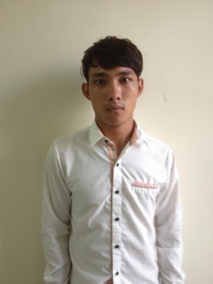 Đối tượng Lê Thanh Quân, kẻ bịt mặt dùng kiếm truy sát chủ trang trại.
