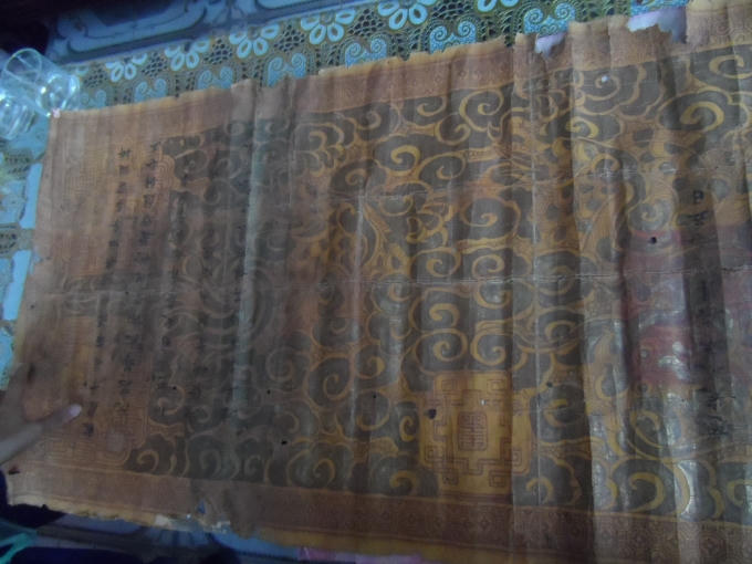 Sắc phong của vua Khải Định có lịch sử gần 1 thế kỷ.