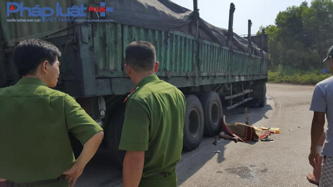 Hiện trường vụ tai nạn (Ảnh: Tiến Vũ)