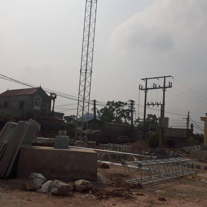 Công trình đã bị dừng thi công.