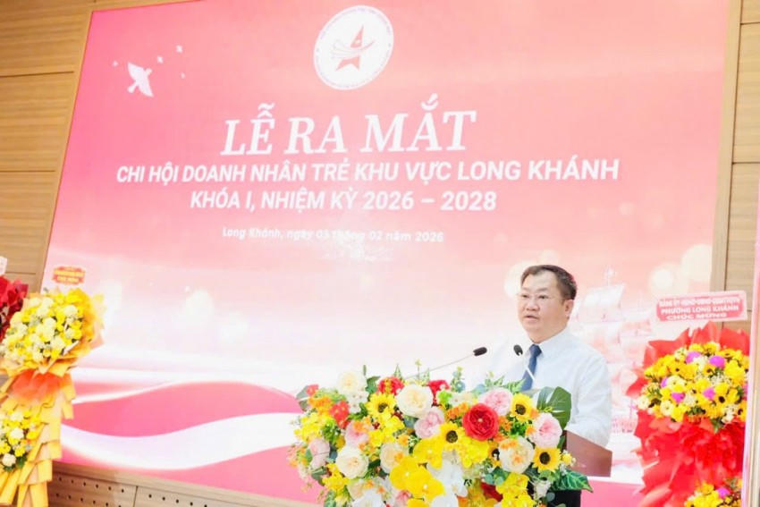 Ông Tăng Quốc Lập - Chủ tịch UBND phường Long Khánh phát biểu tại chương trình.