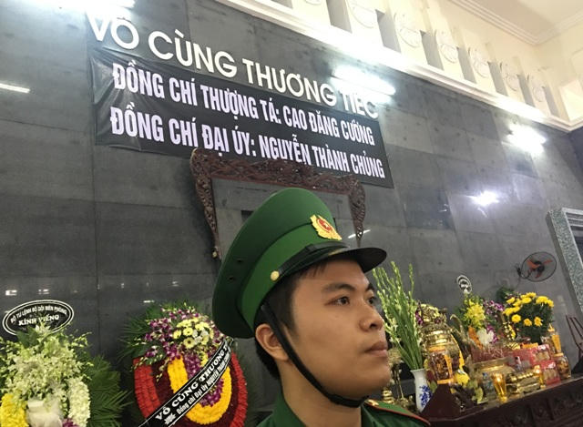 Hình ảnh hai chiến sĩ Biên phòng hy sinh sẽ mãi sống trong lòng người dân vùng biên giới Yên Khương.