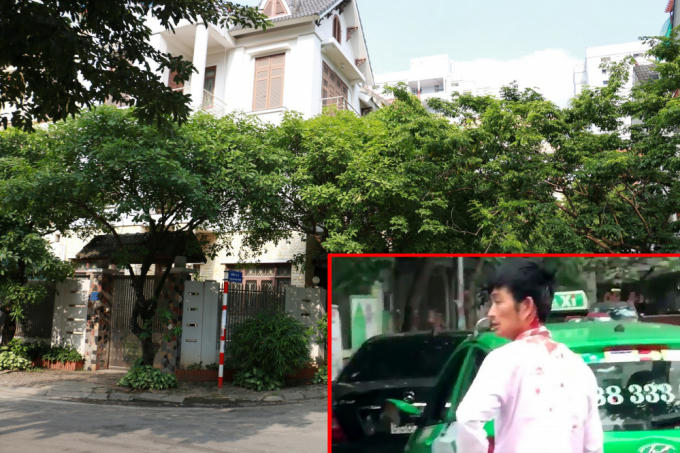 Tài xế Đinh Văn Điềm chảy nhiều máu sau khi bị đánh vào đầu