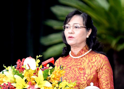 Bà Nguyễn Thị Quyết Tâm tái cử Chủ tịch HĐND TP HCM. Ảnh: Ngọc Hậu