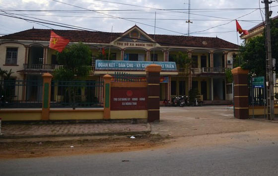 UBND xã Nghĩa Thái nới ông Tồn và ông Thủy từng giữ những chức vụ chủ chốt.