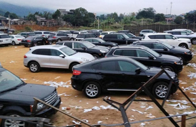 Dàn siêu xe trong vụ án buôn lậu của Dũng “mặt sắt”.