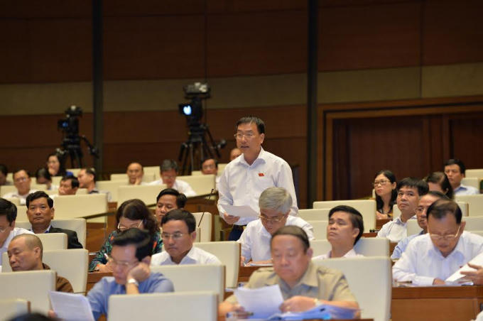 Đại biểu Tống Thanh Bình (đoàn Lai Châu).