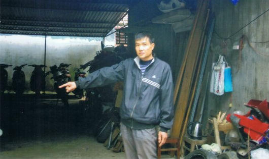 Anh Hải tại thửa đất cho rằng mình chỉ bán “giả cách”.