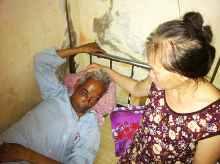 Ông Thanh đang điều trị tại bệnh viện.