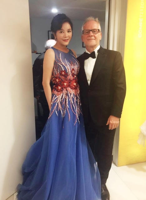 Lý Nhã Kỳ và ngài Thierry Fremaux.