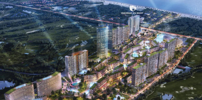 Phối cảnh toàn dự án Cocobay Đà Nẵng