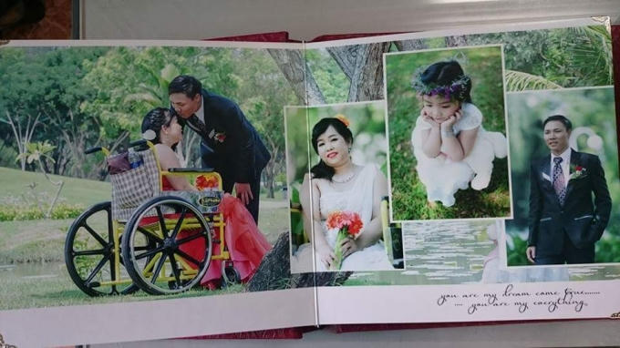 Những bức hình mang yêu thương, gửi niềm vui tới các cặp đôi khuyết tật. Album: Nhóm Ngô Long(thực hiện)
