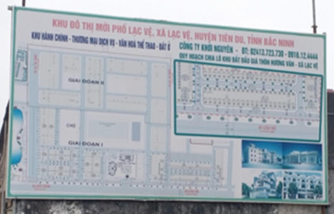 Thanh tra tỉnh Bắc Ninh chỉ ra nhiều sai phạm tại Dự án đầu tư xây dựng Hạ tầng kỹ thuật khu nhà ở dân cư xã Lạc Vệ.