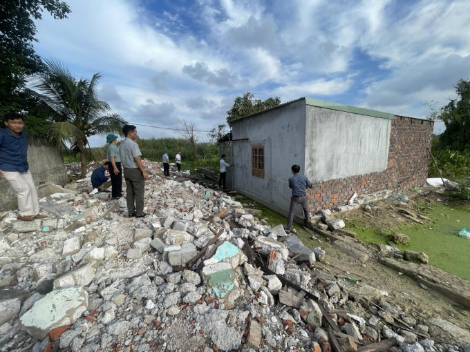 Một số các hộ dân vi phạm hành chính.