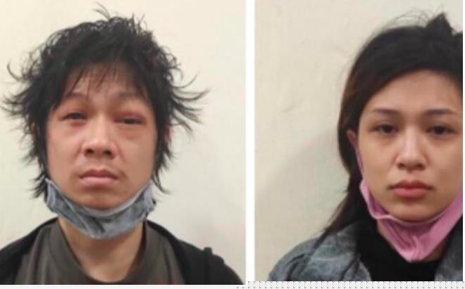 Hai bị cáo Nguyễn Minh Tuấn và Nguyễn Thị Lan Anh.