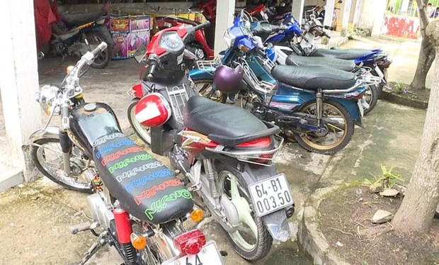 Tang vật vụ án.