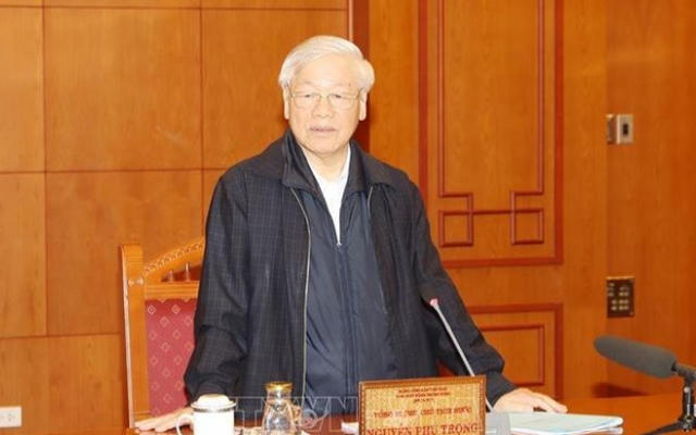 Tổng Bí thư, Chủ tịch nước chủ trì họp Tiểu ban Nhân sự Đại hội XIII của Đảng