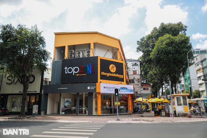 Thế Giới Di Động lập thêm chuỗi chuyên bán hàng của Apple để tìm thêm cơ hội gia tăng doanh số khi thị trường điện thoại, điện máy bão hòa (Ảnh: Hải Long).