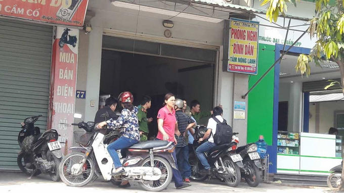 Nhà nghỉ bình dân nơi xảy ra sự việc.