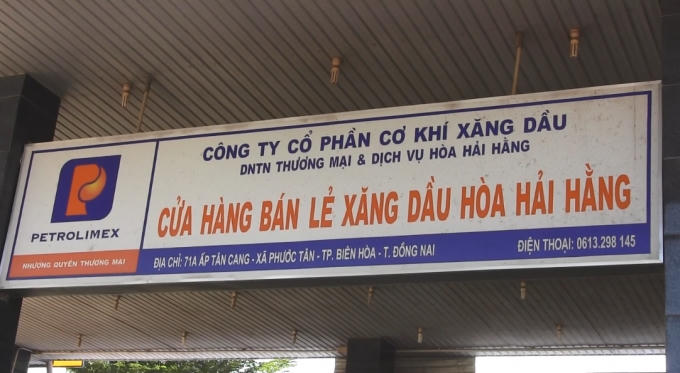 Cửa hàng xăng dầu bị phát hiện gian lận.