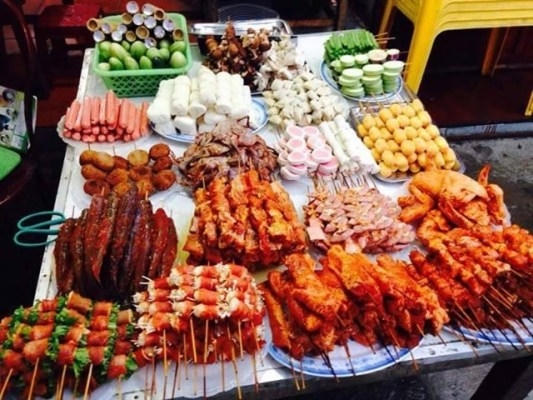Các món nướng ở đây rất ngon và rẻ. Ảnh: Sưu tầm.