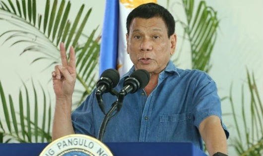 Tổng thống Philippines Duterte. (Ảnh: Reuters)