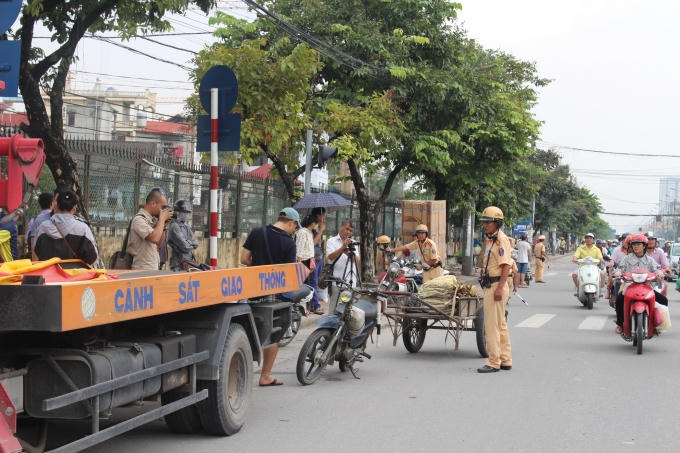 Trong ngày đầu ra quân đã xử lý được rất nhiều trường hợp vi phạm.