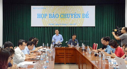 Họp báo giới thiệu dự Luật. (Ảnh: Qdnd)