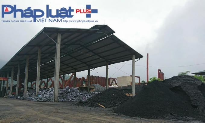 Một góc phân xưởng luyện quặng Antimon Bình An.