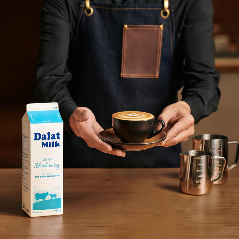 Dalatmilk đang là lựa chọn của nhiều thương hiệu F&B quốc tế khi vào Việt Nam. Ảnh @kul.lntruong
