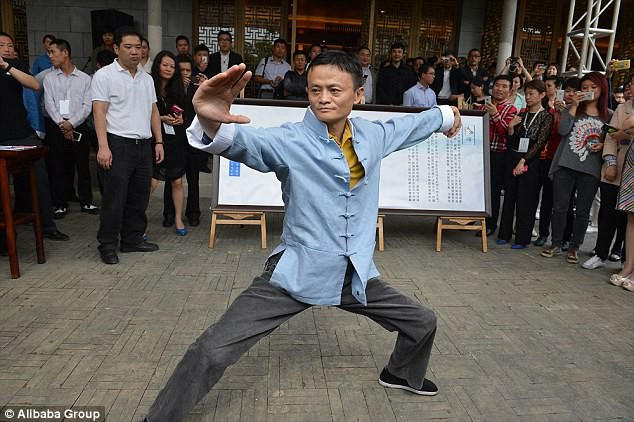 Jack Ma vốn đam mê môn võ Thái Cực Quyền và đã luyện tập hơn 30 năm.