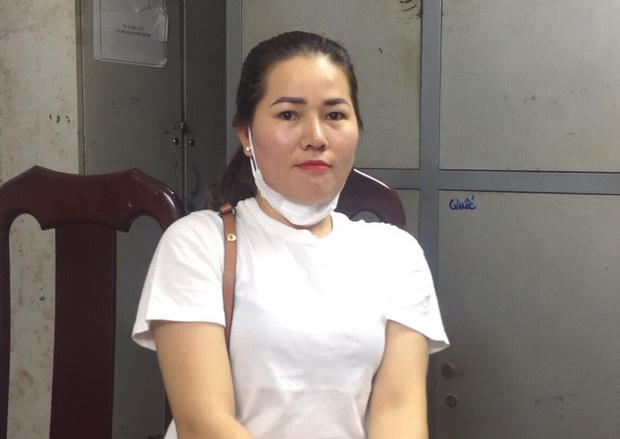 Đối tượng Duyên tại cơ quan Công an.