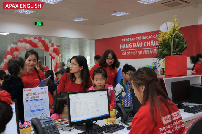 Apax Holdings vận hành chuỗi đào tạo tiếng Anh Apax với 65 trung tâm trên cả nước