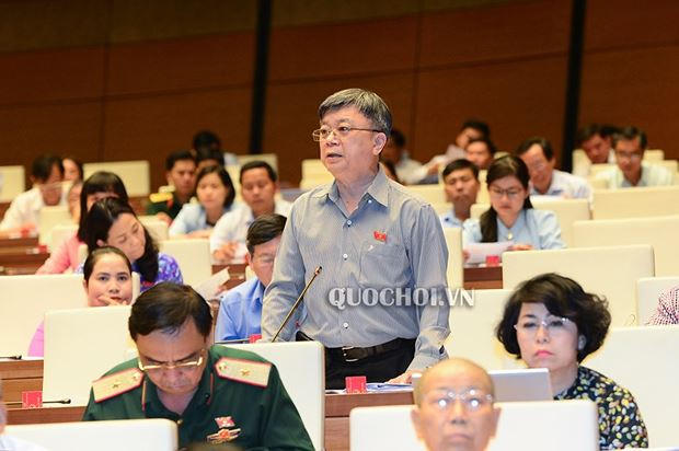 ĐB Trương Trọng Nghĩa đoàn đại biểu TP. HCM. (Ảnh: Quốc Hội)