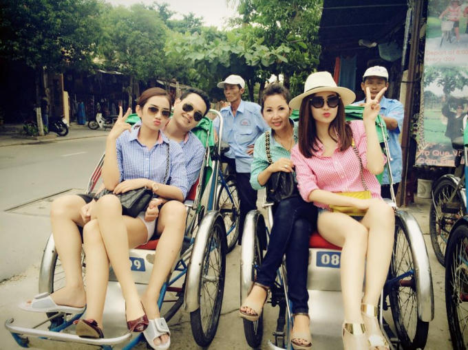 Gia đình Minh Hằng.