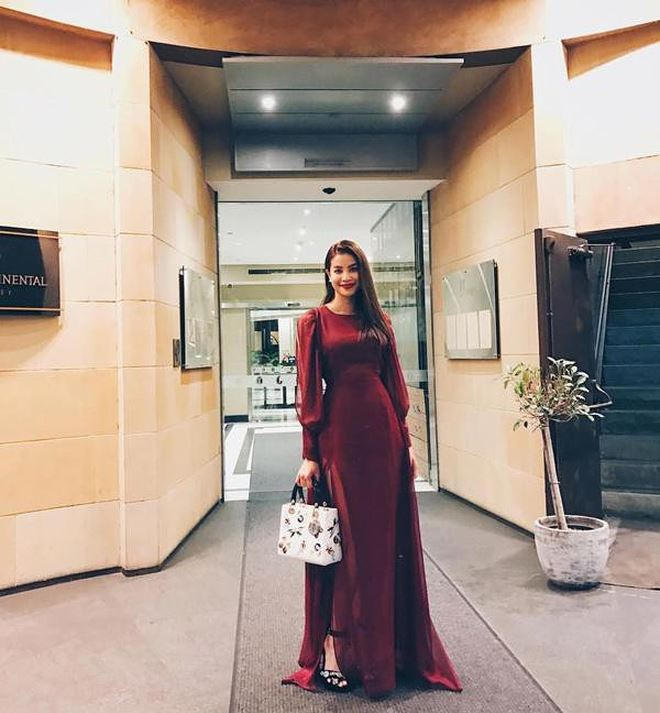 Phạm Hương kh&ocirc;ng khẳng định nhưng cũng kh&ocirc;ng phủ định về tin đồn c&ocirc; mang thai