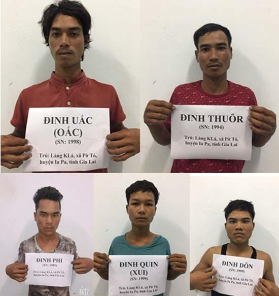 Các đối tượng bị khởi tố ( Ảnh: Công an cung cấp).