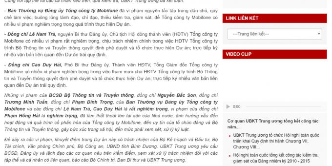 Thương vụ AVG: Bộ trưởng, Thứ trưởng Bộ Thông tin và Truyền thông vi phạm rất nghiêm trọng