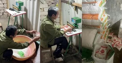 Đối tượng Nguyễn Viết Long sản xuất hơn 1,1 tấn mì chính giả.