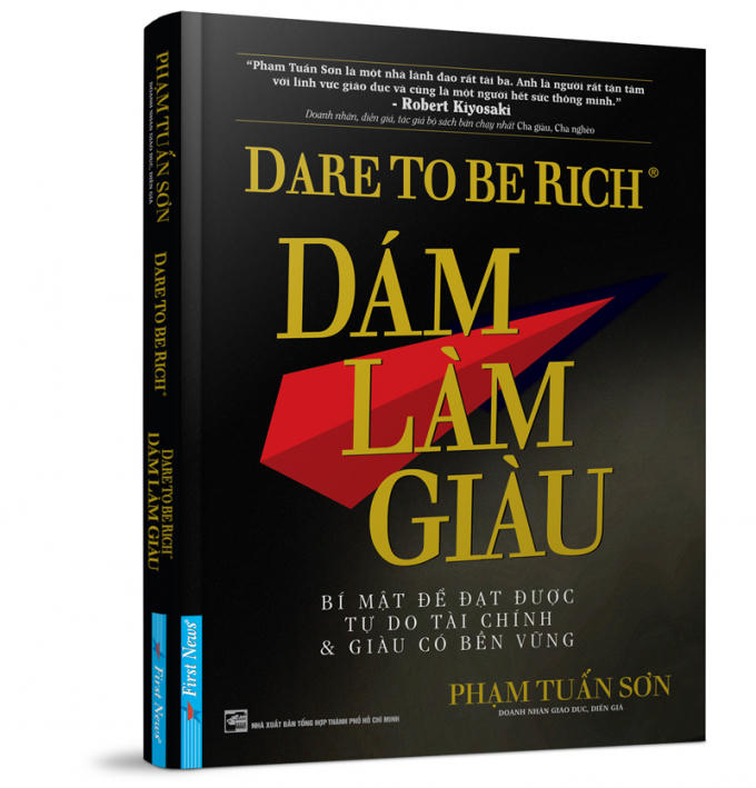 Cuốn sách ''Dám làm giàu'' của tác giả Phạm Tuấn Sơn.