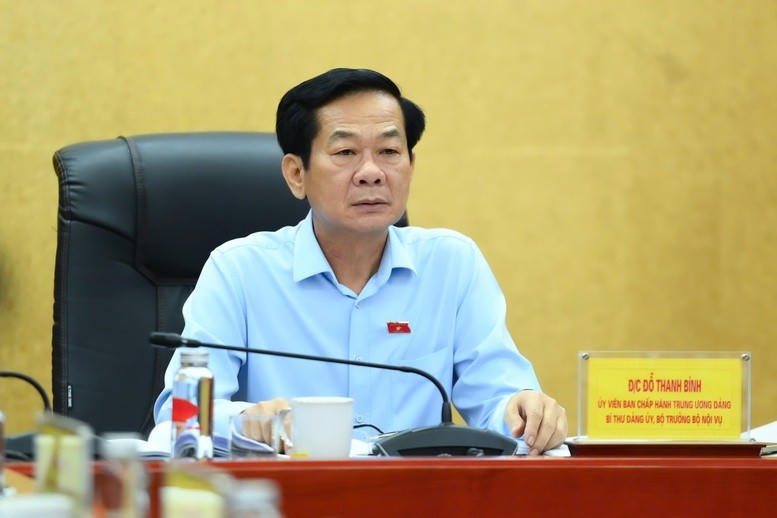 Bộ trưởng Bộ Nội vụ Đỗ Thanh Bình.