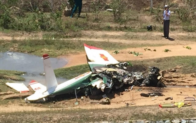 Rơi máy bay quân sự ở Khánh Hòa, 2 phi công tử nạn