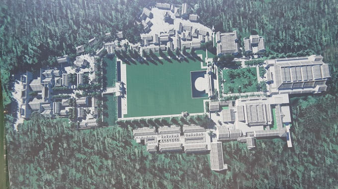 Phối cảnh to&agrave;n bộ khu Trung t&acirc;m Lễ hội đang được gấp r&uacute;t ho&agrave;n thiện v&agrave; sẽ đi v&agrave;o hoạt động trong thời gian tới.