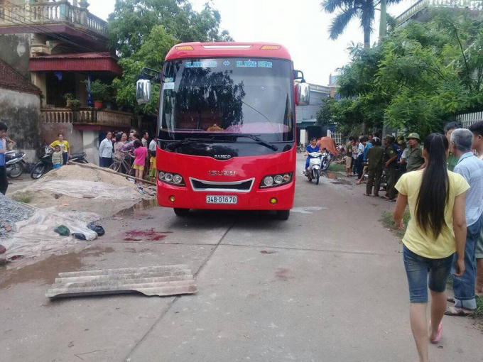 Hiện trường xảy ra sự việc.