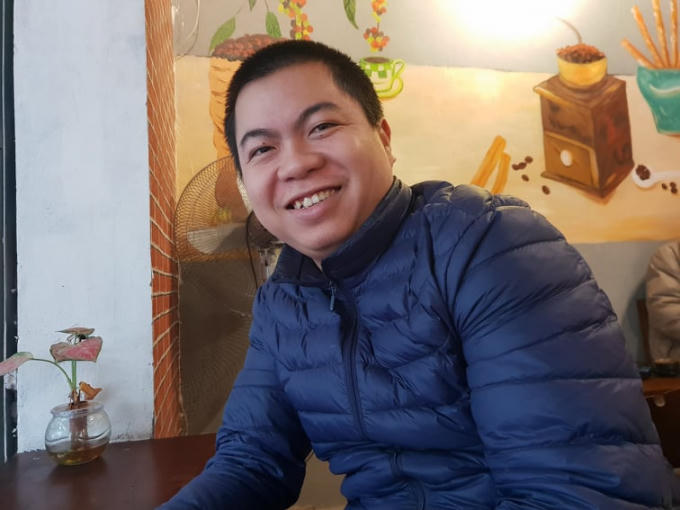 Phóng viên Lê Ngọc Huy.
