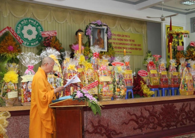 Trung ương Gi&aacute;o hội Phật gi&aacute;o Việt Nam tưởng ni&ecirc;̣m 32 năm ng&agrave;y HT Thích Trí Thủ vi&ecirc;n tịch