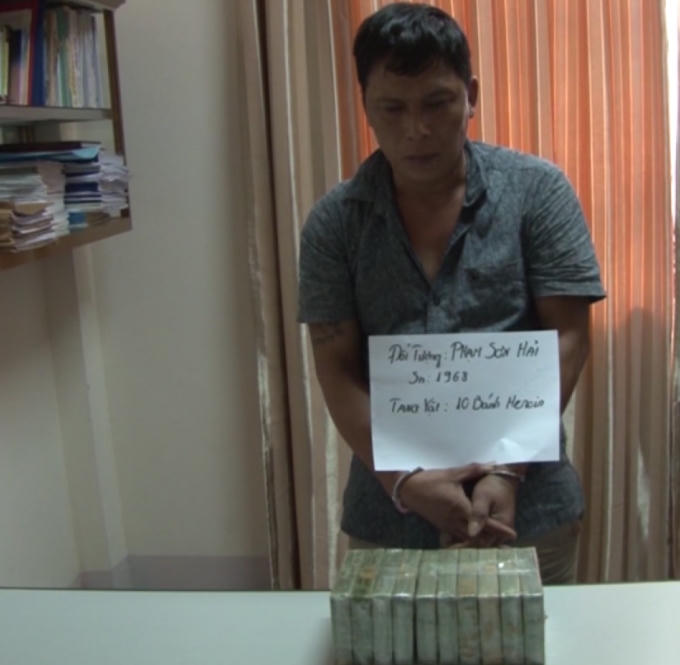 Đối tượng Hải cùng tang vật