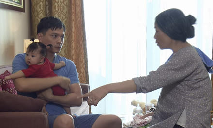 Mẹ chồng phát ngôn không đẻ được con trai là vô phúc. (Ảnh: Cắt từ clip).