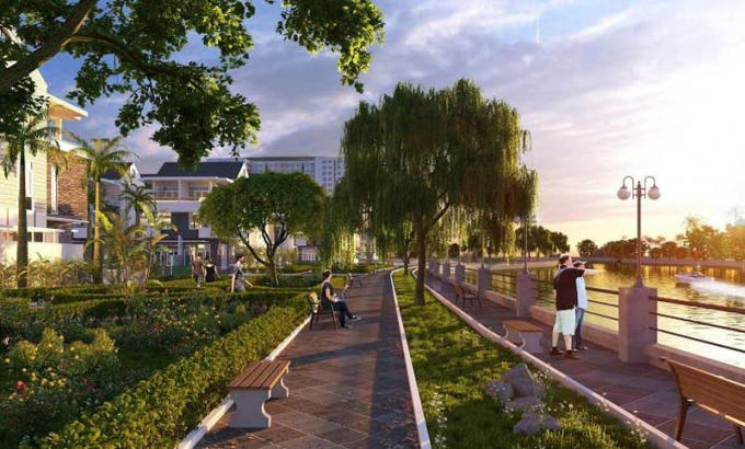 Không gian đáng sống tại dự án Dragon Village.